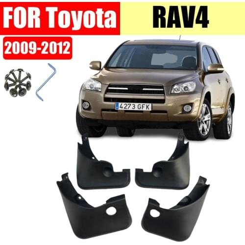 2009-2012 Mud flaps for RAV4 Mudguards Fender Rav4 Mud flap splash Guard Fenders car accessories rav4 Mud Guard Front Rear 4 PCS