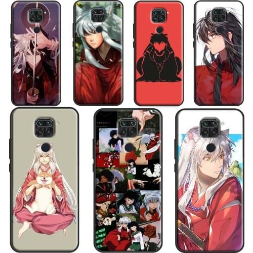Inuyasha Anime Case For Xiaomi Redmi Note 10 Pro 9S 8T Note 8 Pro Note 9 Pro K40 7 8 9 A 9C 9T Back Cover