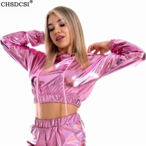Женские короткие толстовки CHSDCSI China At AliExpress