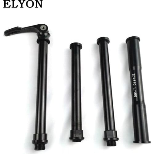 ELYON Bicycle Thru Axle Lever 15/20x110mm 15x100mm Quick Release Thru Axle Mountain Bike Aluminum Skewers For MTB Boost Forks