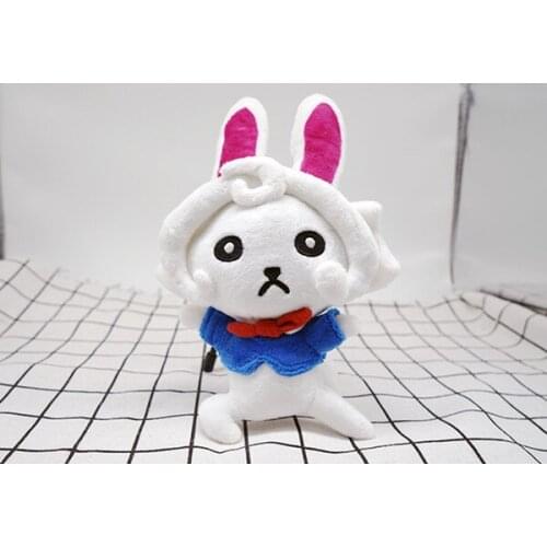 Fate Grand Order FGO Merlin Monster Fou-Kun Four Cath Palug Cosplay Mascot Rabbit Toy 25cm Plush & Stuffed Cartoon Doll