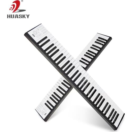 Flexible electric piano digital keyboard musical instrument Electric piano portable piano can connected to APP and computer