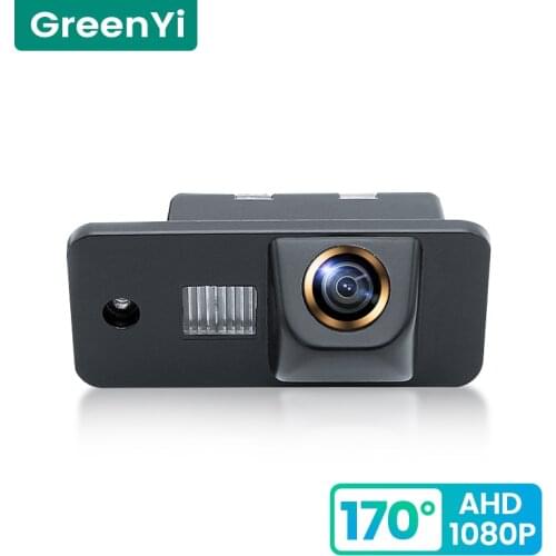 GreenYi 170° HD 1080P Car Rear View Camera for AUDI A3 S3 A4 S4 A6 A6L S6 A8 S8 RS4 RS6 Q7 Night Vision Reverse Reversing 4 pin