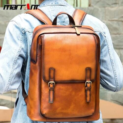 Mens Backpack Backpack Mens Fashion Trend Leisure Business Travel Bag Leather Large Capacity Backpack Computer Backpack
