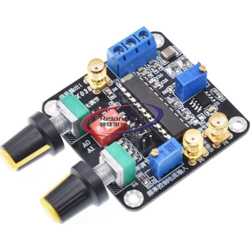 MAX038 module triangular wave sine wave rectangular wave pulse generator module with post-stage operational amplifier