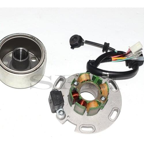 Motorcycle ignition coil clutch is suitable for LIFAN 150CC magneto assembly horizontal engine