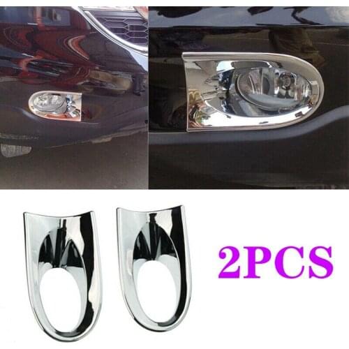 ABS chrome Front Fog Light Lamp Cover trim 2pcs Fit For 2010-2011 HONDA CR-V CRV