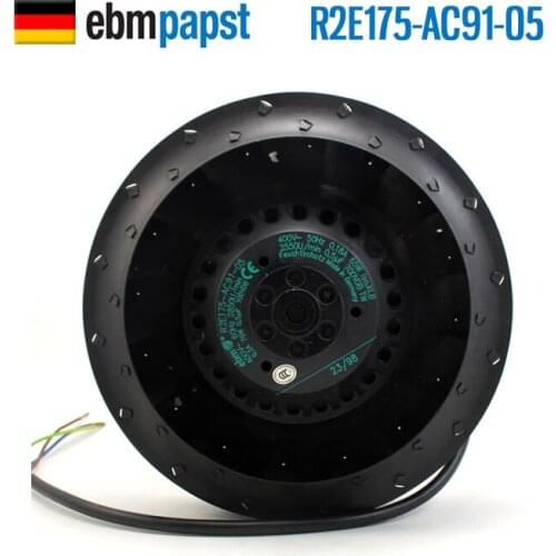Original authentic German ebmpapst fan R2E175-AC91-05 65W turbo centrifugal fan