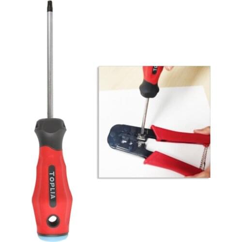 Alloy Steel Mini Middle Hole Torx Screwdriver Precision Screw Driver for Furniture Assembly Parts Equipment Repair Tool