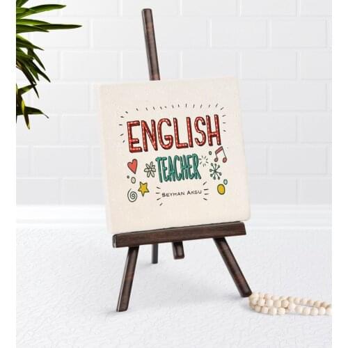 Personalized English Teacher Şovaleli Natural Taş-5