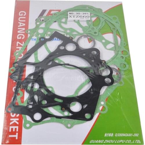For Yamaha XTZ660 XTZ 660 08-12 Motorcycle Cylinder Crankcase Cover Gasket Engine Gasket Kit