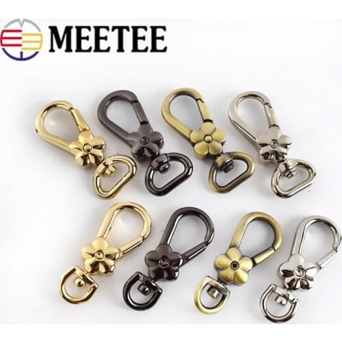4/10/20pcs 9x44mm 44x12mm Metal Bag Buckle Dog Buckles Strap Chain Lobster Snap Hook Buckle DIY Sewing Bag Accessories