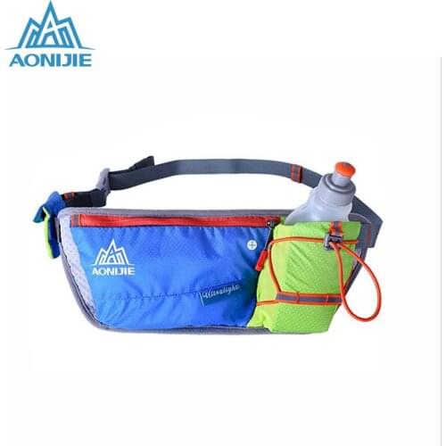 AONIJIE Running Belt Sport Bag Water Resistant Waist Pack Outdoor Jogging Marathon Trail Racing Training For Men Women