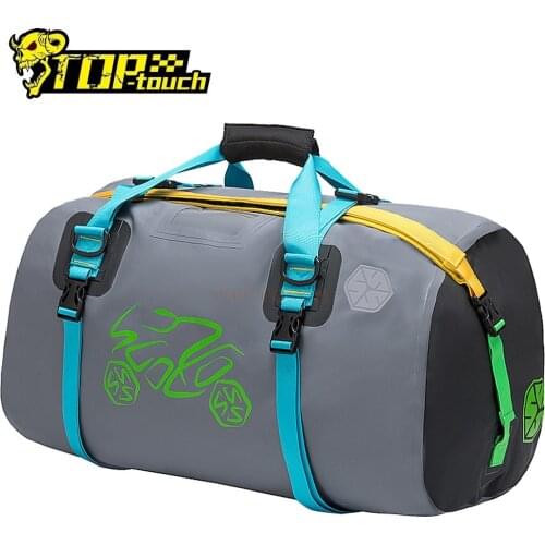 SCOYCO 40L Motorcycle Back Seats Bags Waterproof Backpack Motocross Rainproof Multifunctional Reflective Motorcycle Saddle Bag