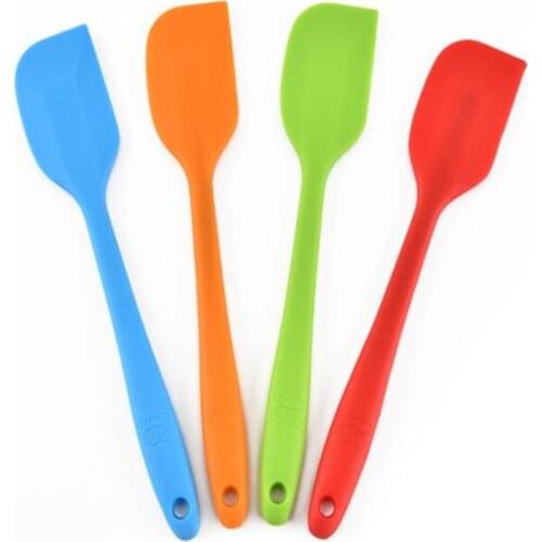 Multicolor Food Grade Non Stick Butter Cooking Silicone Spatula Set Cookie Pastry Scraper Cake Baking Spatula Silicone Spatula