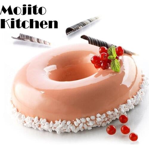 Silicone Cake Mold Wool Ball Shaped Mousse Dessert Baking Tray Heart Donuts Chocolate Decorating Tool