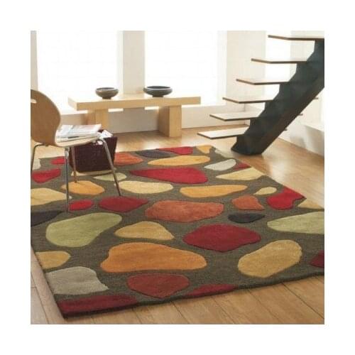 Modern fashion brief crystal yarn carpet table mats sofa carpet