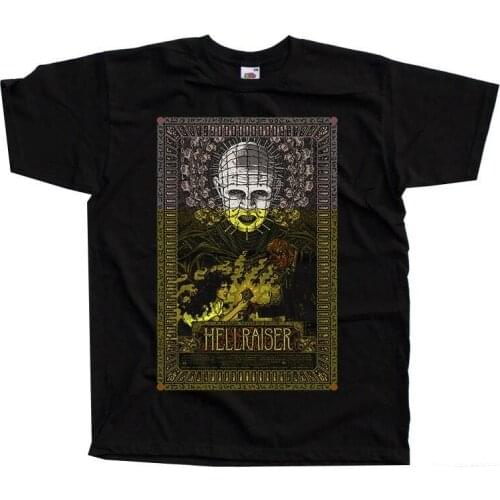Clive Barker Vintage Movie Poster 1987 Hellraiser T-Shirt. Summer Cotton O-Neck Short Sleeve Mens T Shirt New S-3XL