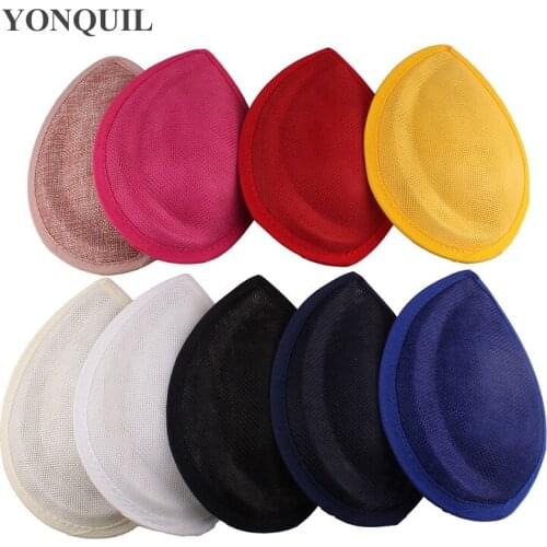 Women Party Tea Fascinator Bases 16*11 CM Size For Bride Married Occasion DIY Hair Accessories Base Hat Fascinator Headpiece