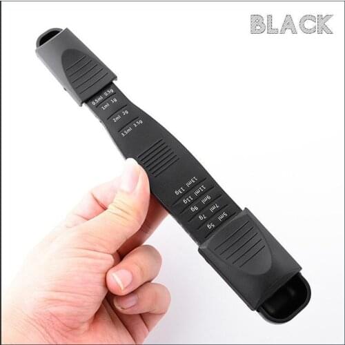 1pcs Double End Measuring Spoons Plastic Adjustable Scale Multi Useful Measure Sugar Spoon Kitchen Baking Measure Tools Dropship