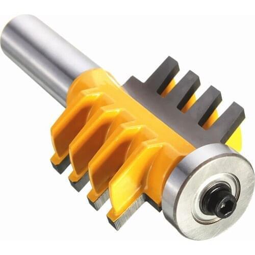 1pc 1/2'' Shank Router Bit Rail & Stile Tungsten Carbide Router Bit For Woodworking Cutter Tool