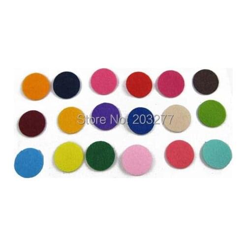 1000pcs/lot DIY 3cm felt circle Non-woven circle back felt pads free shipping