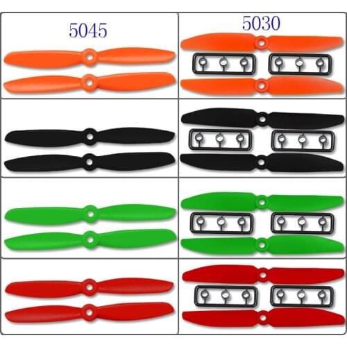 2 pairs Mini multi-axis UAV Paddle Leaf 5030 5045 positive negative Paddle Leaf Helicopter propeller Aircraft propeller