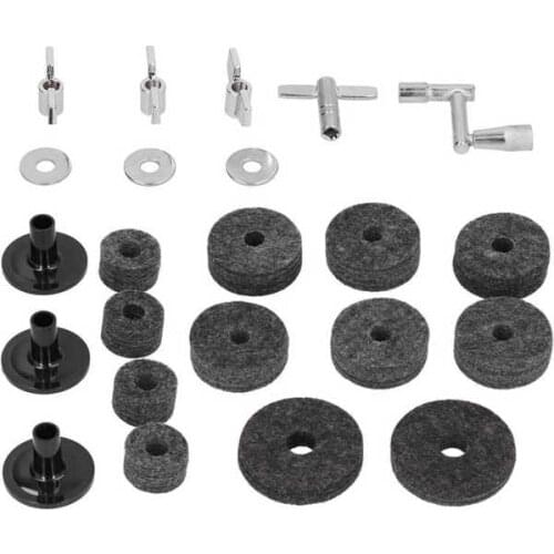 Professional Brass Instrument Parts Accessories Cymbal Felts Sets Stent Tube Wing Nuts Washer Casing Key