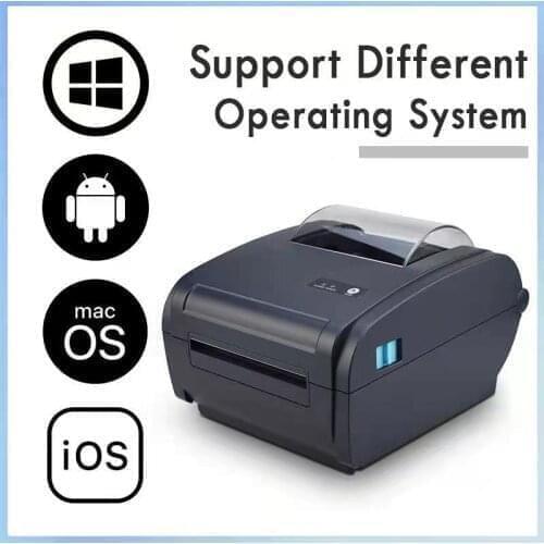 4 Inch UPS Thermal Printer With USB Bluetooth Interface Free Software For Mobile Phone & Computer Print PDF From Mobile Phone