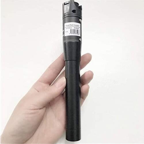 60mW Visual Fault Locator 60KM Red Light Laser Source Fiber Optic Cable Tester Suitable for SC/FC/ST Interface Pen-Type VFL