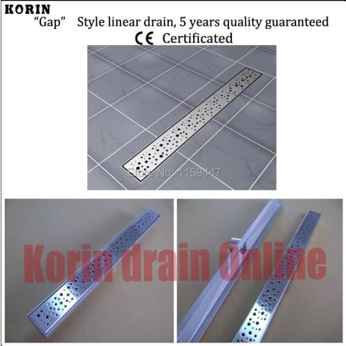 700mm "Bubble" Style Stainless Steel 304 Linear Shower Drain, Vertical Drain, Floor Waste, Long floor drain, Shower channel