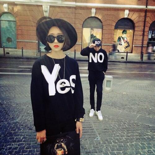 Autumn Fashion Female B Long Sleeve Jumper Pullover Sweatshirt Rainbow Letter Print Womens Sweatshirt Tops Ladies clothes