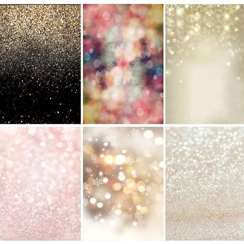 Photography Background Dream Pink Gold Glitter Polka Dot Background Wedding Baby Birthday Party Decorations Backdrop Props