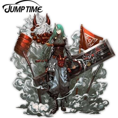 JumpTime 13 x 11.5cm Arknights Hoshiguma Early Spring Alt Costume Anime Waifu Car Sticker Funny Stickers Decoration Fine Decal