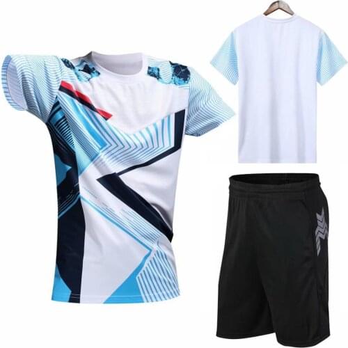 Top Kit Tennis Jerseys Men Women Badminton T Shirt Shorts Set Table Tennis Sets Badminton Jogging Sports Suits Ping Pong Clothes