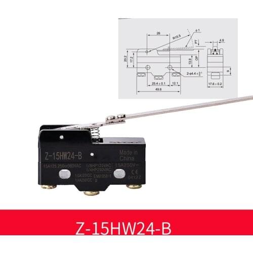 Limit switch travel switch micro switch Z-15HW24-B silver contacts