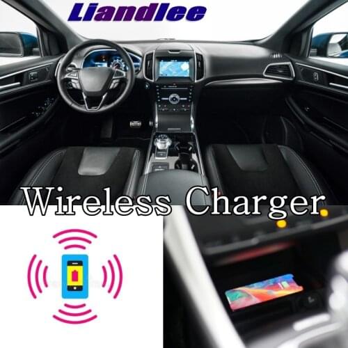 Liandlee Wireless Car Phone Charg er Armrest Storage Compartment Fast qi Charging Wireless Charger For Ford Endura 2014~2019