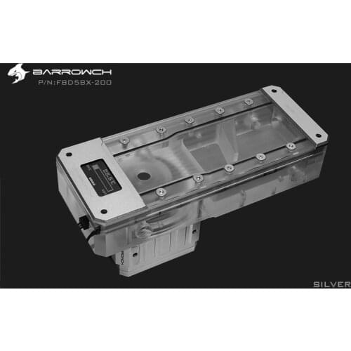 Barrowch FBD5BX, Digital Display PWM 18W Pump With Reservoir Combinations, Box Fish D5 Series, Integrated Pump + Reservoir