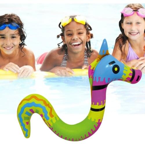 2021 New Inflatable 3D Animal Swimming Pool Float Swim Pool Noodle Water Float Aid Noodles Floating Pool Toy Accessories