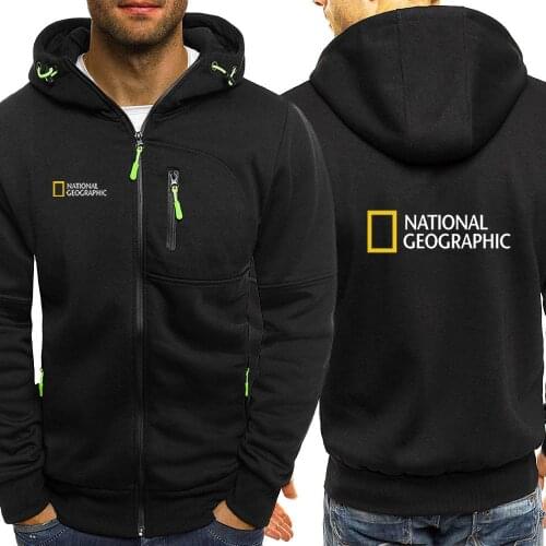 2021 Autumn National-Geographic Logo Mens Sports Tops Jackets Survey Expedition Scholar Anime Coat Pullovers Streetwear Hoodies