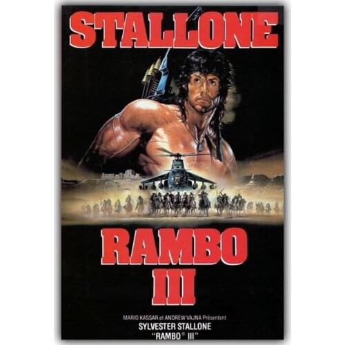 First Blood Rambo Tin Sign