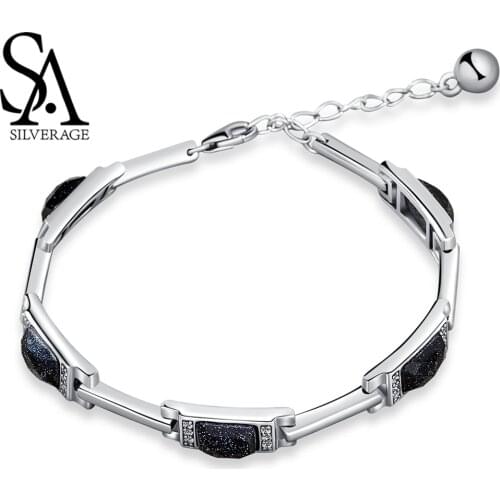 Браслеты из камней SA SILVERAGE China At AliExpress