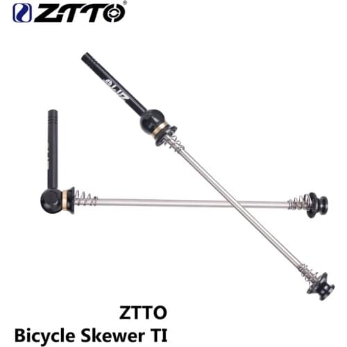 Ultralight ZTTO Bicycle QR Skewers Quick Release Skewers Titanium Axle 100/135mm hub Reliable Axle for MTB Road Bike skewer