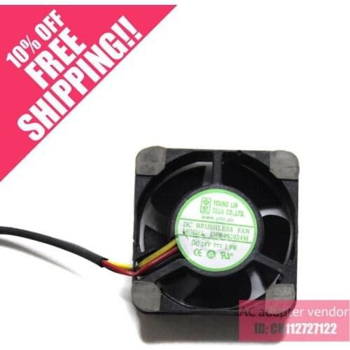 Young Lin DFB402024M 4020 24V 0.08A 1.9W three line drive fan 4CM