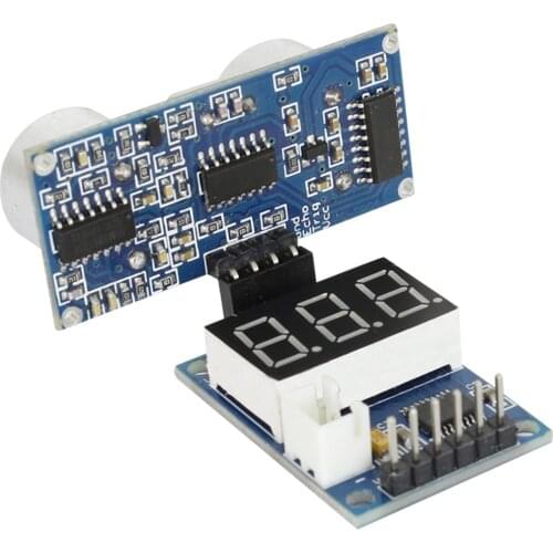 Ultrasonic Distance Measurement Module Test Board to Provide 5V Test Board Test HC-SR04 Display Range Finder