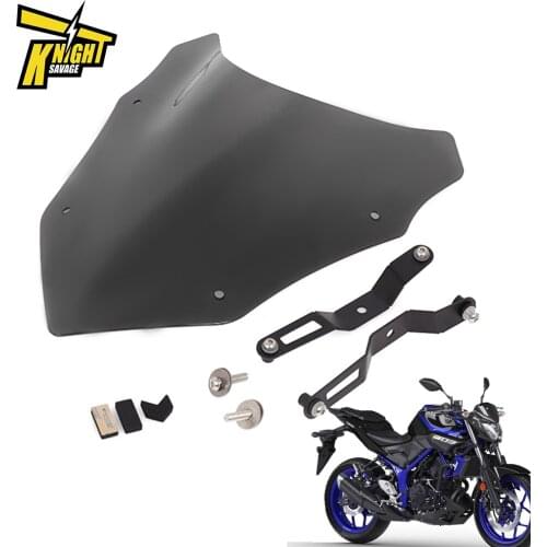 Windshield Pare-brise For YAMAHA MT 03 2021 MT03 MT-25 MT25 2022 Motorcycle Accessories Smoke Windscreens Wind Deflectors