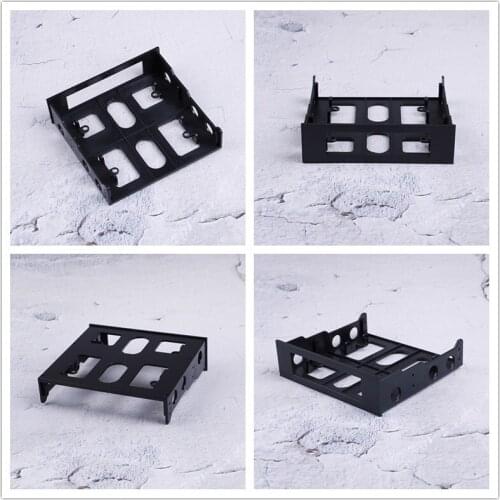 1pc Professional 3.5'' to 5.25'' Drive Bay Computer Case Adapter Mounting Bracket USB Hub Floppy Harddisk Boxs