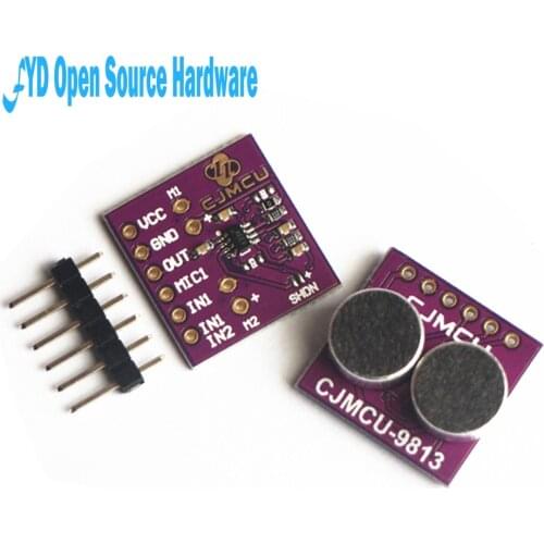 1pcs CJMCU-9813 MAX9813H Fixed Gain Integrated Bias Microphone Amplifier Module