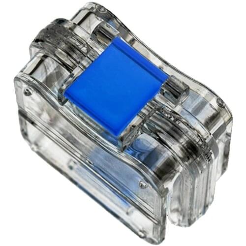 100pcs Denture Membrane Box Organizer Dental False Teeth Storage Box Teeth Case with Clear Film