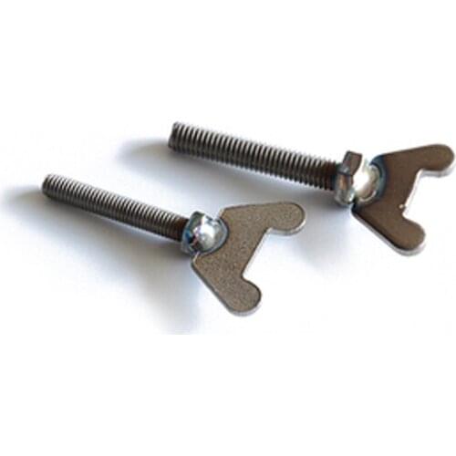 M8 Thumb Butterfly Screw Shofar Bolts Pure titanium Screws 2PCS